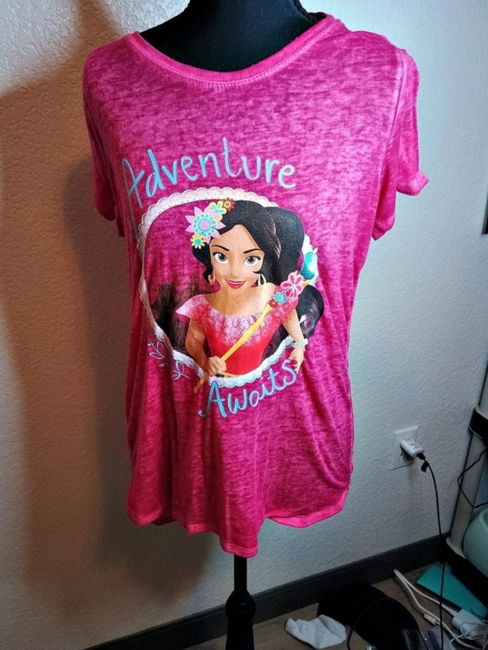 Disney Adventure Awaits Graphic Tee in Pink